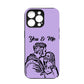 Custom Photo Couple You And Me Bold Sketch Portrait - Gifts For Your Lover - Personalized Clear Phone Case