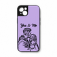 Custom Photo Couple You And Me Bold Sketch Portrait - Gifts For Your Lover - Personalized Clear Phone Case