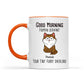 Good Morning Human Servant - Personalized Mug - Gift For Cats Lovers, Cat Mom, Cat Dad