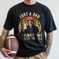Just A Dad Who Always Came Back With The Milk - Custom Photo T-shirt - Gift For Father's Day
