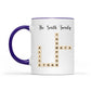 Custom Text Create Your Own Crossword Puzzle - Personalized Custom Mug - Gift For Family Members, Friends