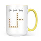 Custom Text Create Your Own Crossword Puzzle - Personalized Custom Mug - Gift For Family Members, Friends
