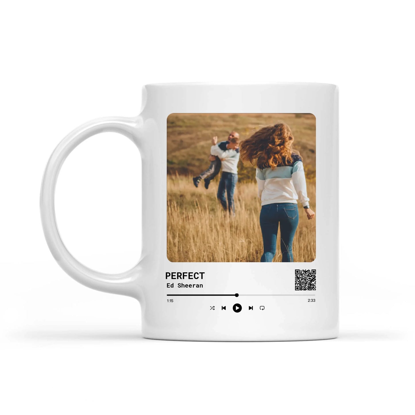 Media Player Mug - Custom Your Photo On Mug