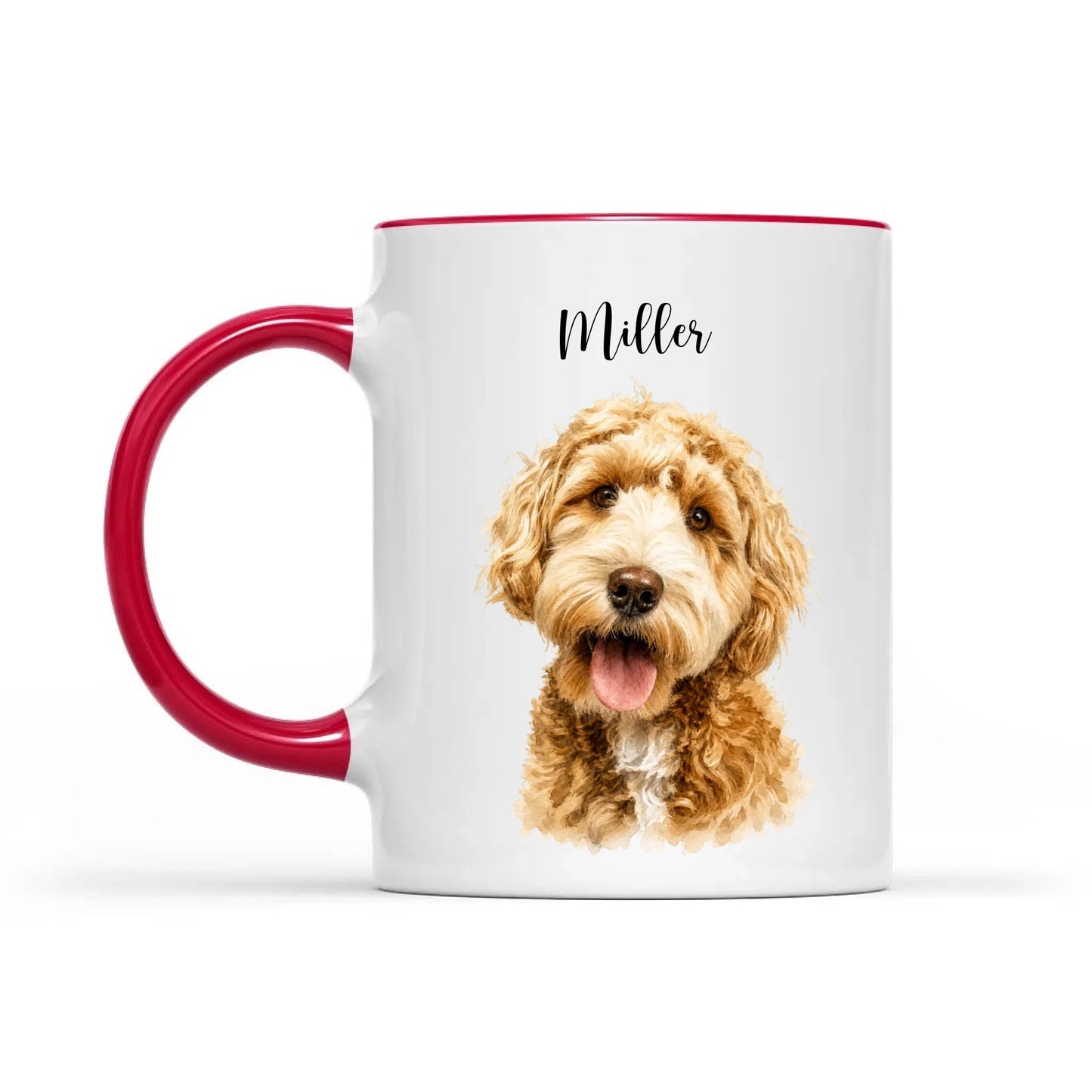 Personalized Pet Portrait Mug - Custom Dog or Cat Photo Memorial Gift