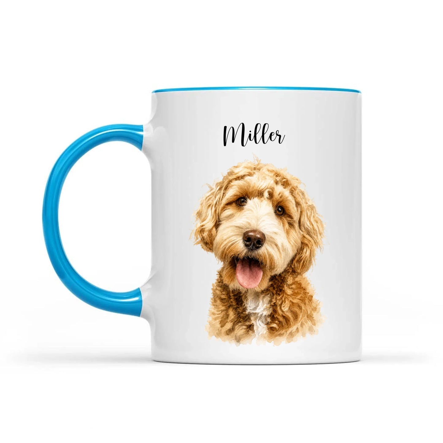 Personalized Pet Portrait Mug - Custom Dog or Cat Photo Memorial Gift