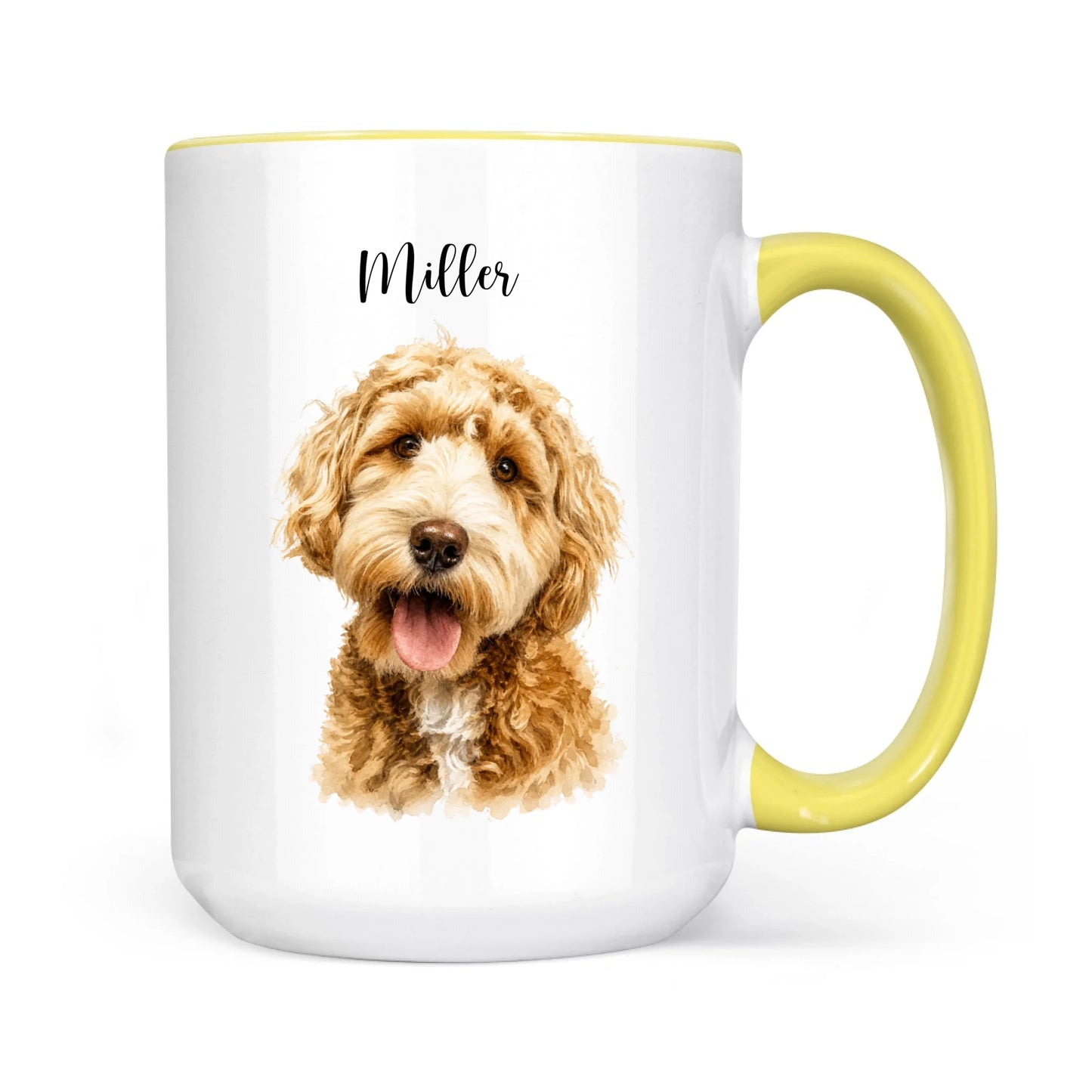 Personalized Pet Portrait Mug - Custom Dog or Cat Photo Memorial Gift