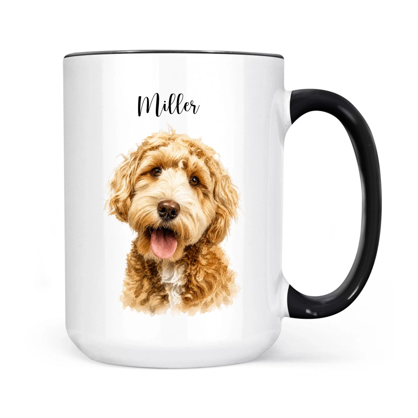 Personalized Pet Portrait Mug - Custom Dog or Cat Photo Memorial Gift