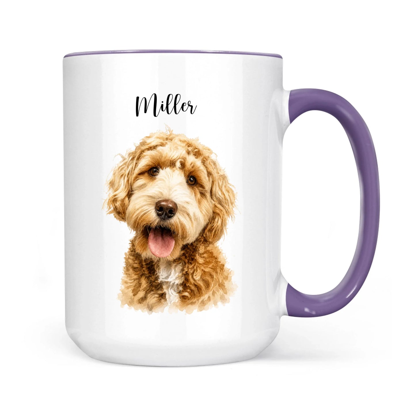 Personalized Pet Portrait Mug - Custom Dog or Cat Photo Memorial Gift