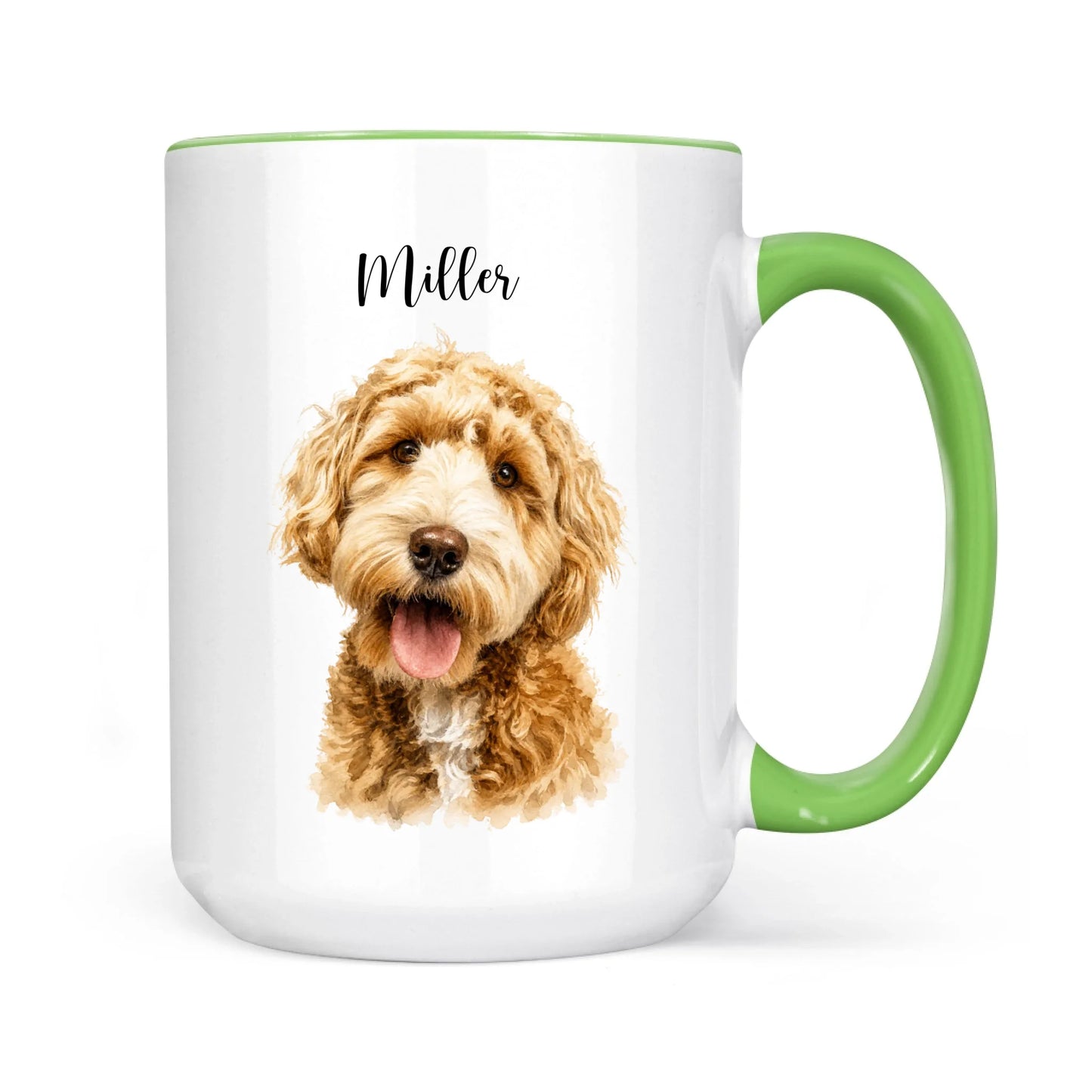 Personalized Pet Portrait Mug - Custom Dog or Cat Photo Memorial Gift
