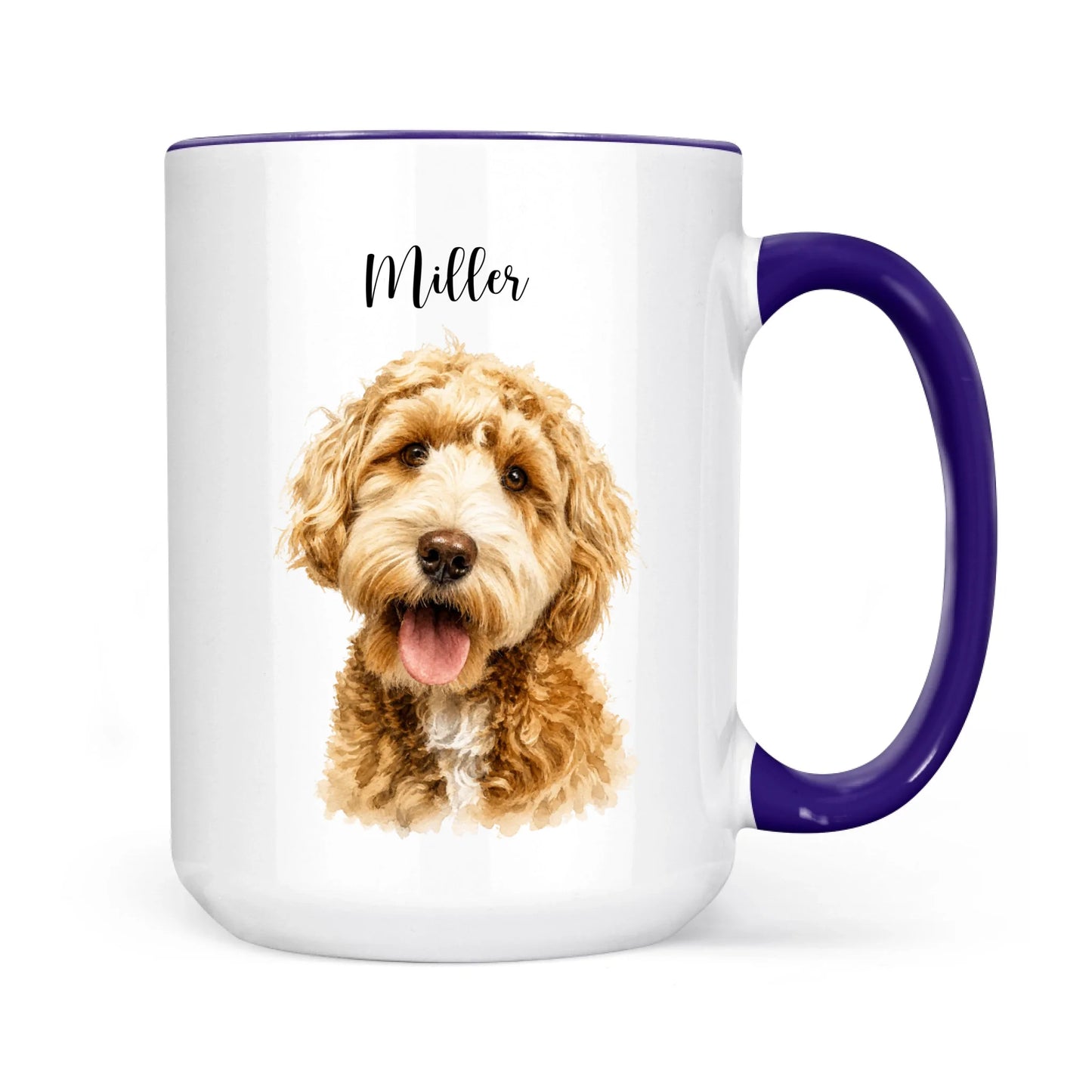Personalized Pet Portrait Mug - Custom Dog or Cat Photo Memorial Gift