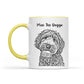 Portrait Sketch Custom Photo Dog - Gift For Dog Lover - Personalized Mug