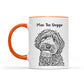 Portrait Sketch Custom Photo Dog - Gift For Dog Lover - Personalized Mug