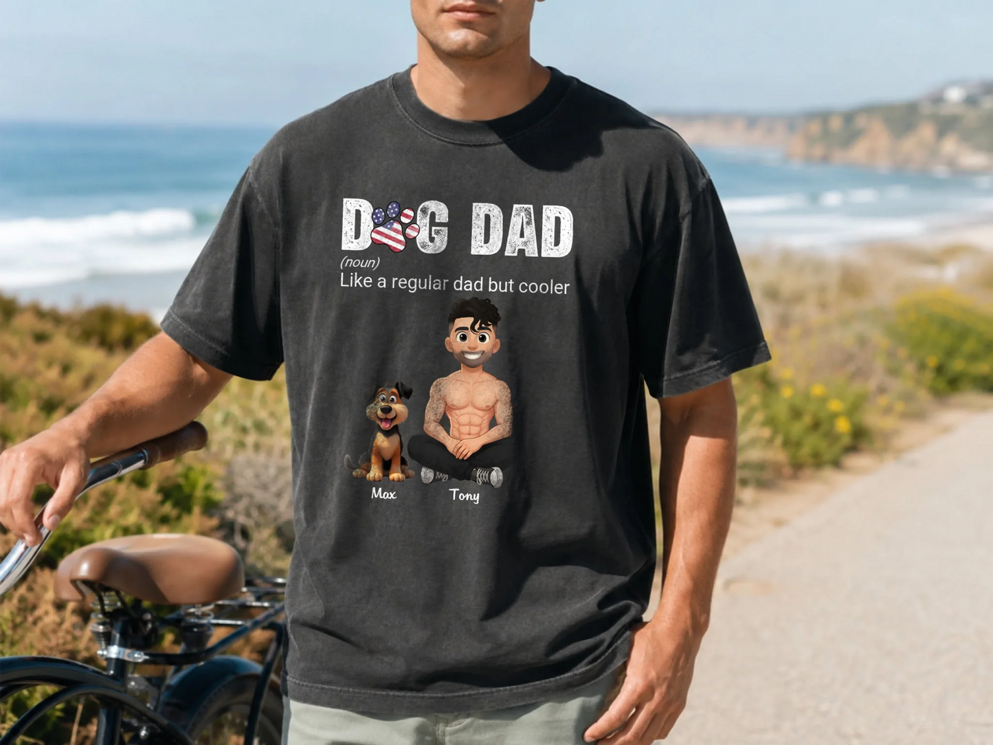 Mockup 2-117 Black  Comfort Colors 1717 Summer Male T-Shirt Mockup_5000_3750