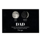 The Day You Became My Dad - Moon phase Personalized Canvas - Gift For Dad