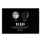 The Day You Became My Dad - Moon phase Personalized Canvas - Gift For Dad