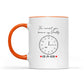 Custom Photo Realistic Watercolor Art The Moment You Became My Daddy Mommy Date And Time - Personalized Pottery Mug