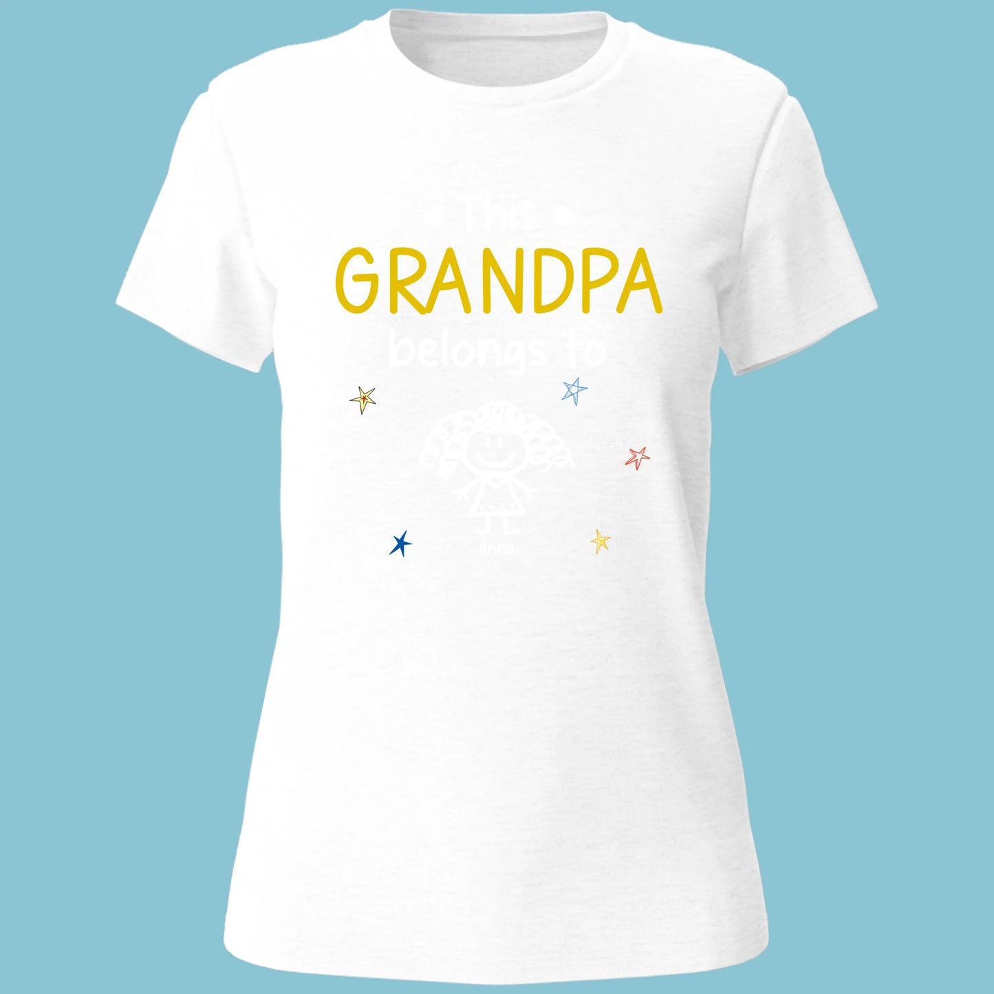 Woman T-Shirt Mockup Font