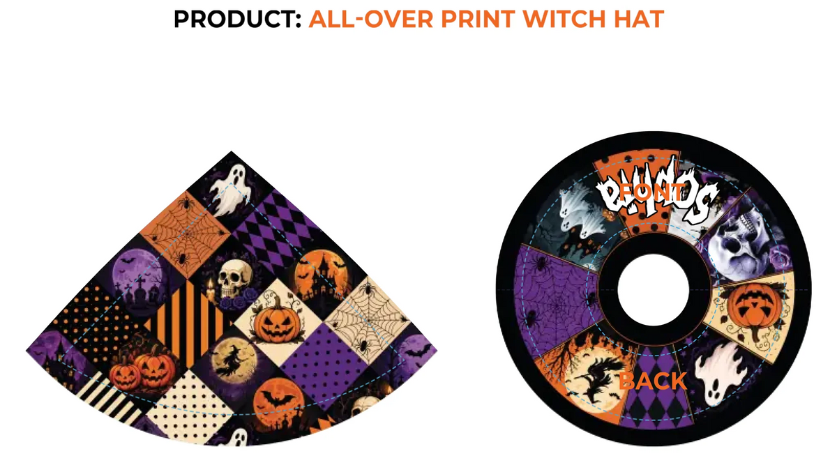 Personalized Spooky Witch Hat Halloween, Custom Name Halloween Welcome - Gift For Girl, Woman For Halloween