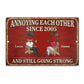Personalized Couple Home Decor Metal Sign - Anniversary Wedding Gifts For Husband And Wife, Him And Her - Always Better Together