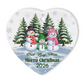 Personalized Snowman Family Merry Christmas Acrylic Ornament -  Gift For Family Christmas Holiday