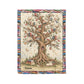 Personalized Reading Blanket – Custom Photo Blanket with Reader Character & Book Tree, Cozy Gift for Book Lover