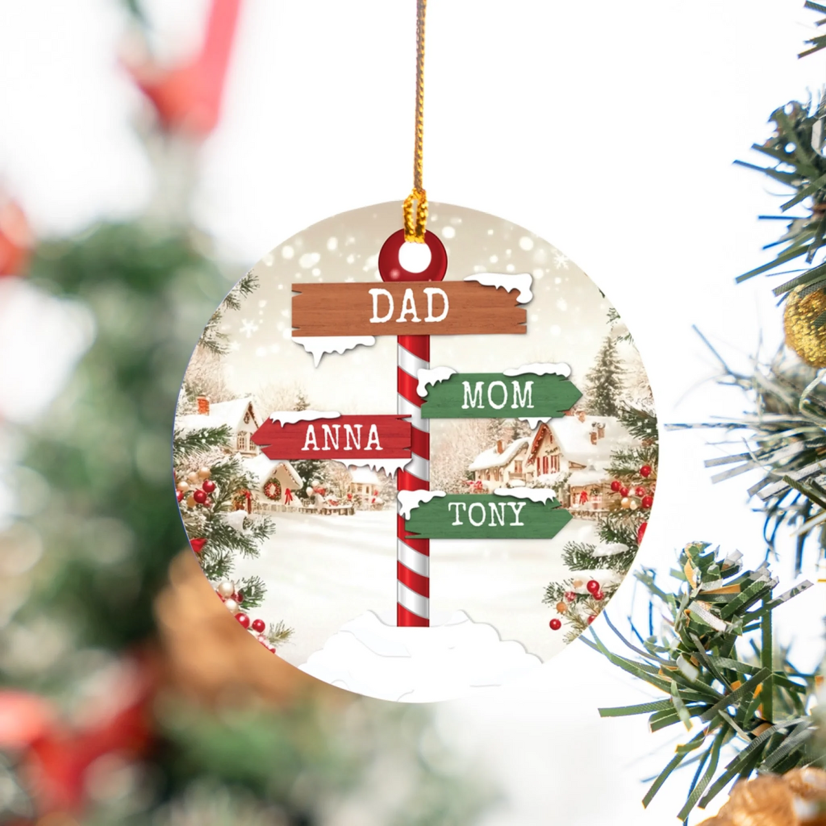 Mockup Ceramic Ornament 2