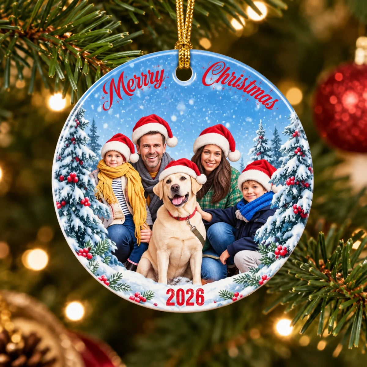 Merry Christmas Family Ornament 2026 (1)