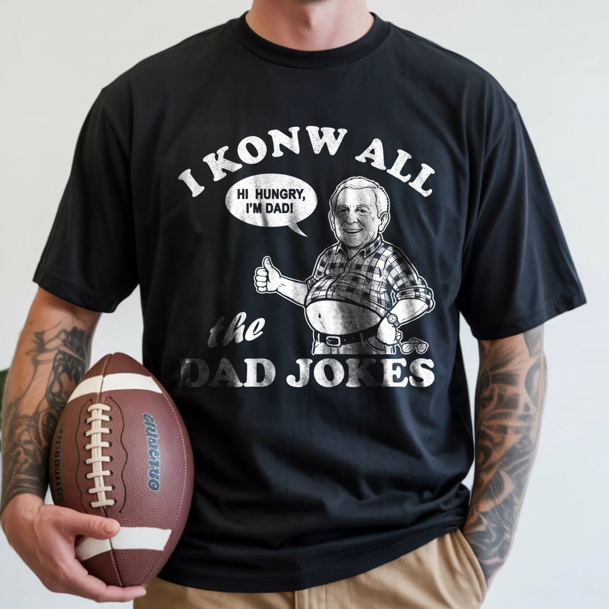 I Know All The Dad Jokes Shirt - Funny Gift for Dad, Father's Day T-Shirt