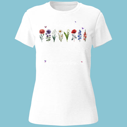 Woman T-Shirt Mockup Font