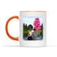 Holding Hands Couple Mug, Personalized Names & Date, Custom Couple Valentine's Day, Perfect Love Gift
