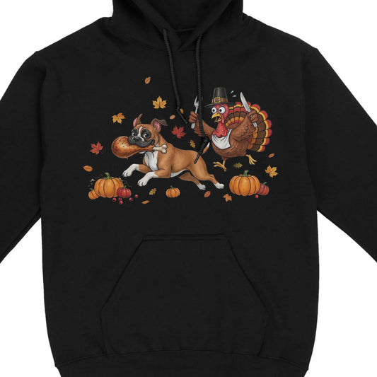 Thanksgiving Turkey Dog Hoodie – Funny Fall Dog - Autumn Cozy Hoodie for Dog Lovers