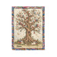 Personalized Reading Blanket – Custom Photo Blanket with Reader Character & Book Tree, Cozy Gift for Book Lover
