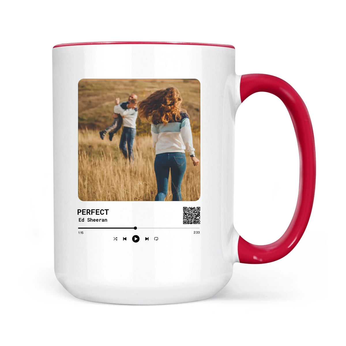Media Player Mug - Custom Your Photo On Mug