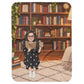 Just One More Chapter Blanket - Custom Bookish Gift for Book Lover, Personalized Girl Reading Books Blanket