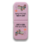 Just A Girl Who Loves Books 3D Effect Reading Woman - Personalized Leather Magnetic Bookmark - Gifts For Book Lovers