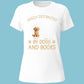 Woman T-Shirt Mockup Font